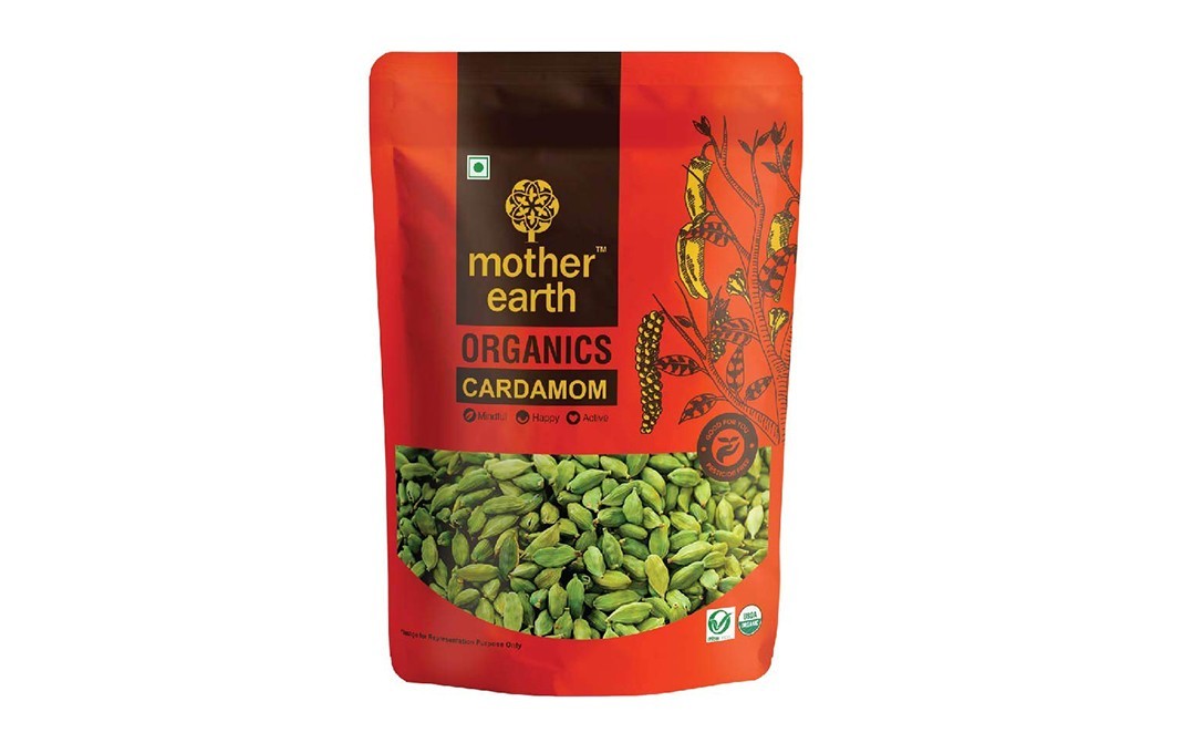 Mother Earth Organics Cardamom    Pack  50 grams